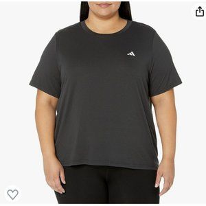 Adidas Black Aeroready training workout minimal tee 1X
